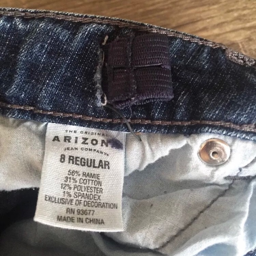 Arizona Jean Co Girls Skinny Jeans Medium/Dark - Picture 4 of 5